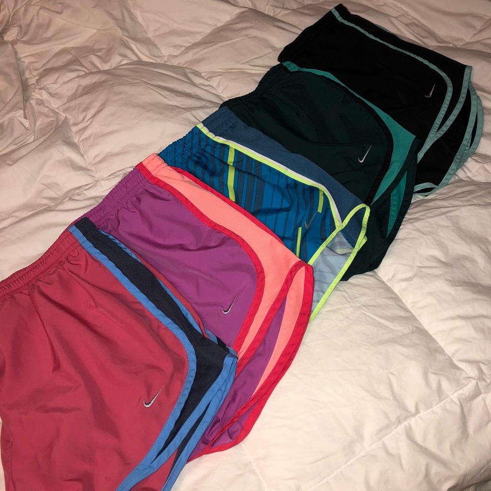 5 Pairs Nike Tempo Shorts Size M